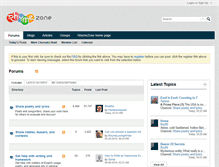 Tablet Screenshot of forum.rhymezone.com